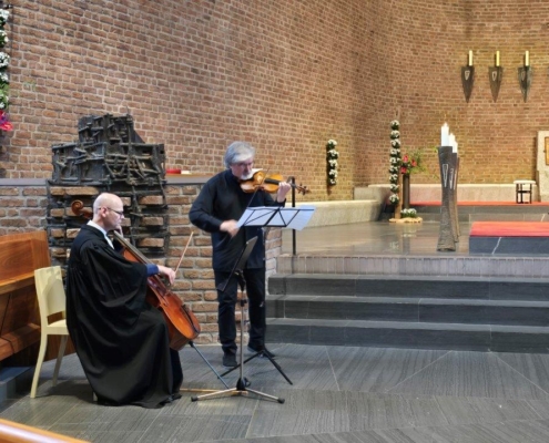 Musikalisches Zwischenspiel für Violine und Cello
