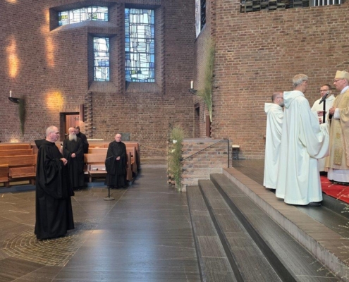 Würdigung des Lebens von P. Karl durch Abt Cosmas